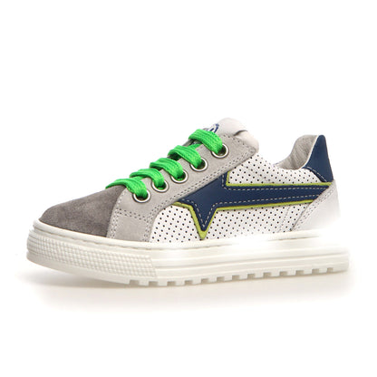 Sneakers NATURINO BLITZ GREY WHITE GREY WHITE AZURE