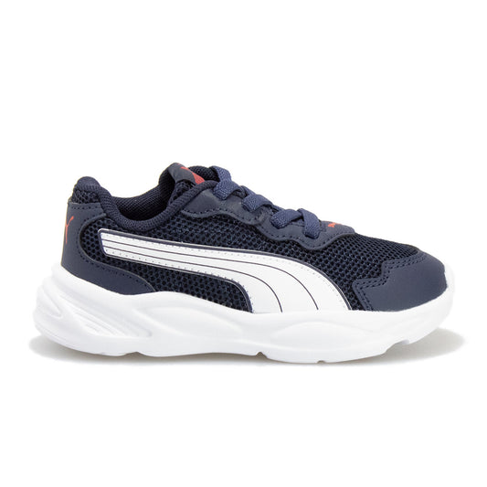Sneakers Puma Bambino 90s Runner Nu Wave PEACOAT WHITE RED