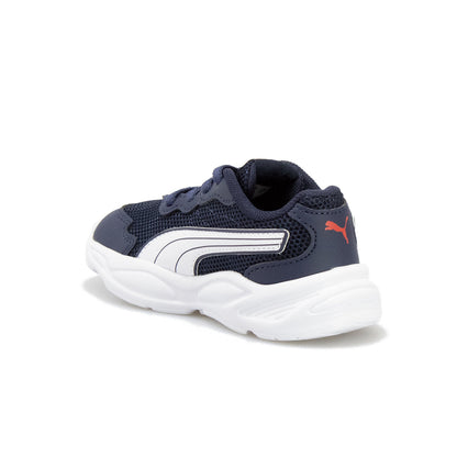 Sneakers Puma Bambino 90s Runner Nu Wave PEACOAT WHITE RED