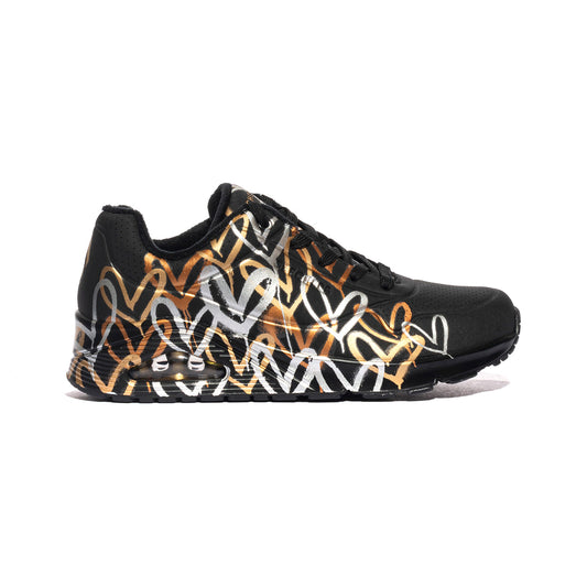 Sneakers Skechers Uno- Metallic Love BKGD