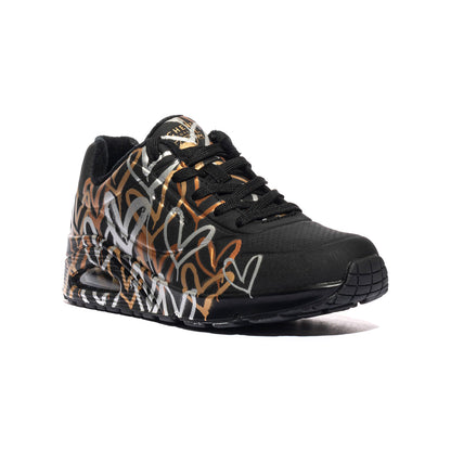 Sneakers Skechers Uno- Metallic Love BKGD