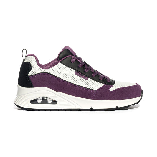 Sneakers Skechers Uno-Two Much Fun Bianche PRBK