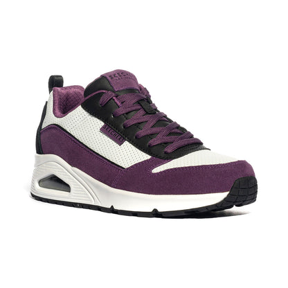 Sneakers Skechers Uno-Two Much Fun Bianche PRBK