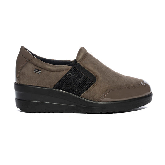 Sneakers Slip-On Valleverde 36200 SUEDE VISONE