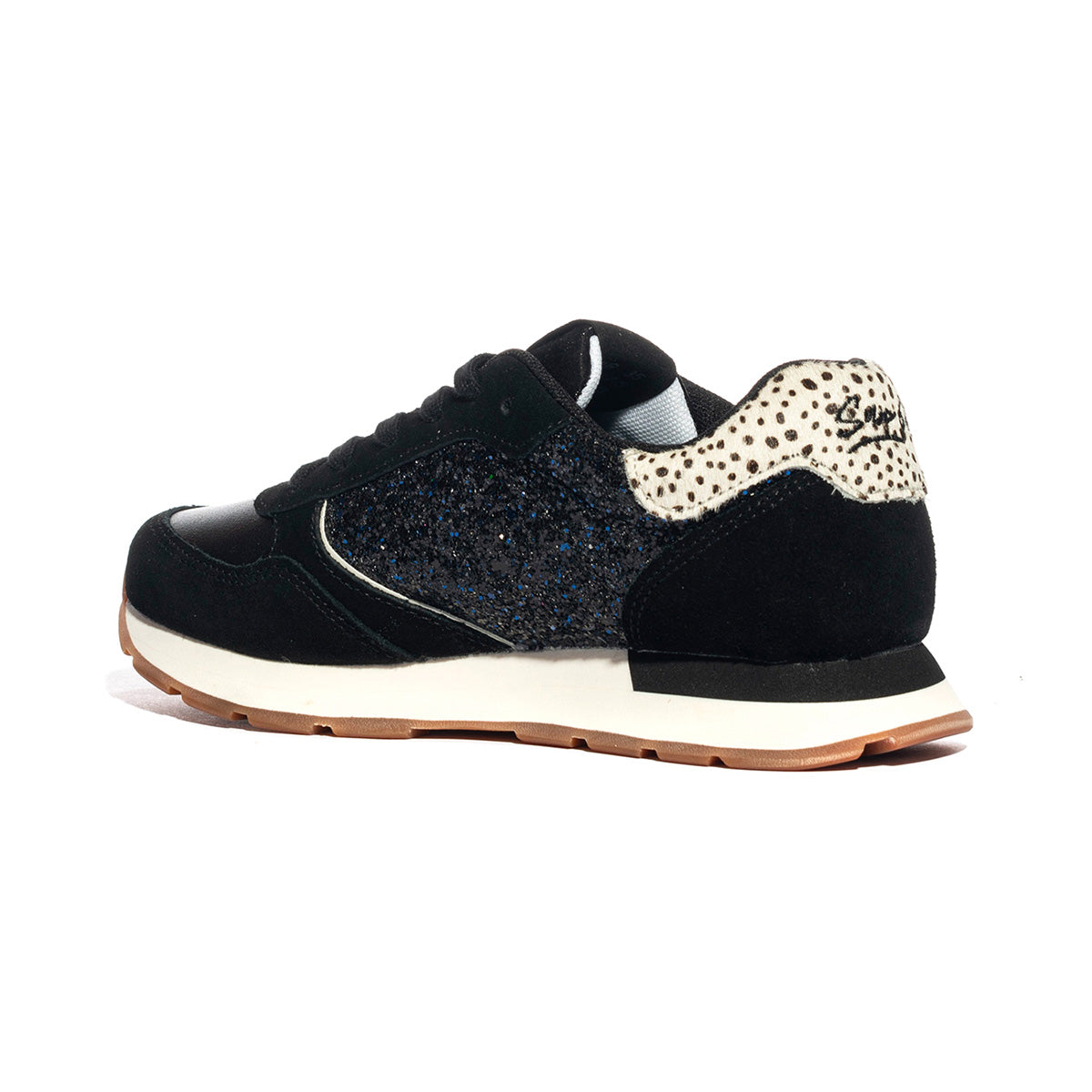 Sneakers Sun68 Kelly Big Glitter NERO