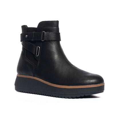 Stivaletti Clarks Zylah Faye BLACK LEA