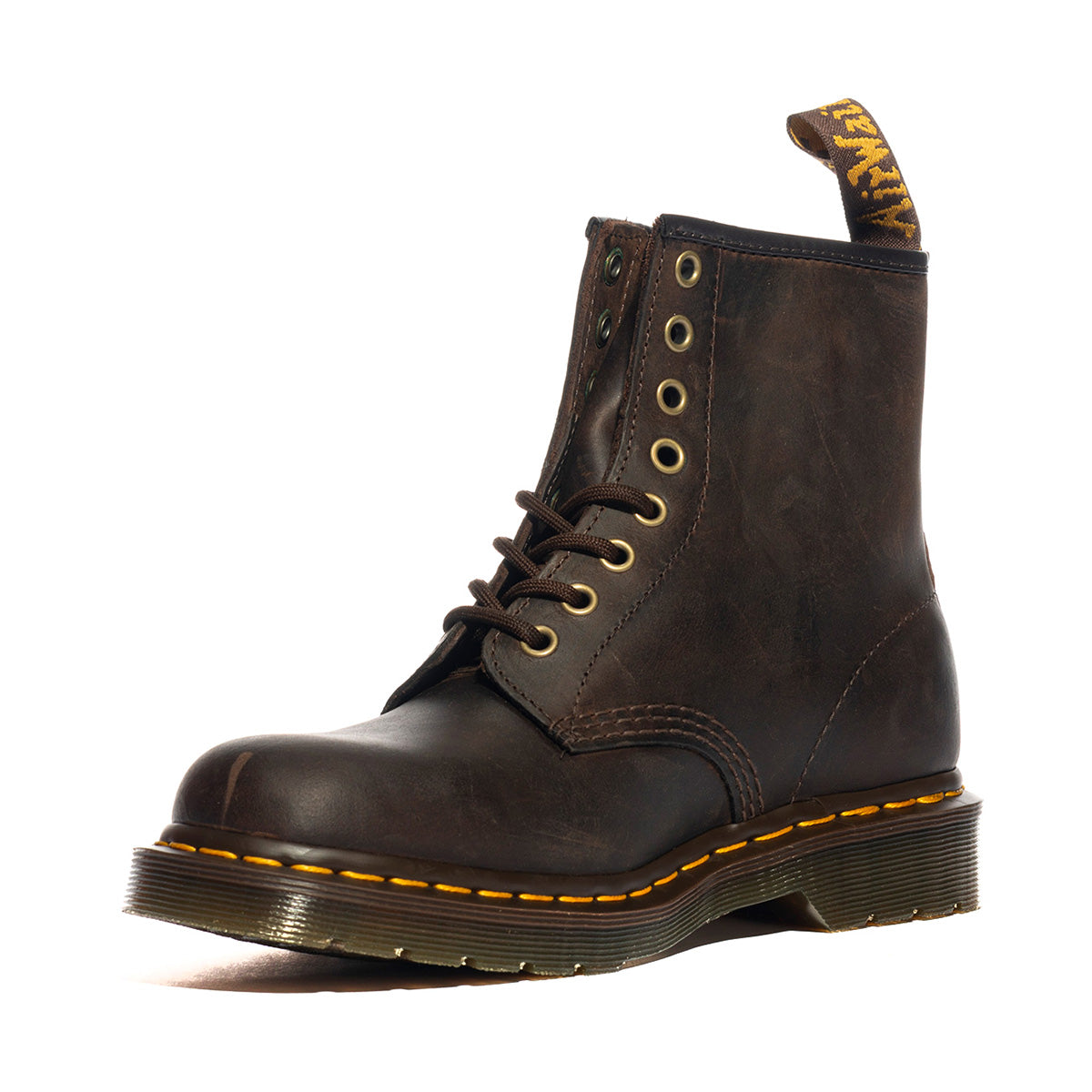 Stivaletti Dr. Martens 1460 DARK BROWN CRAZY HORSE