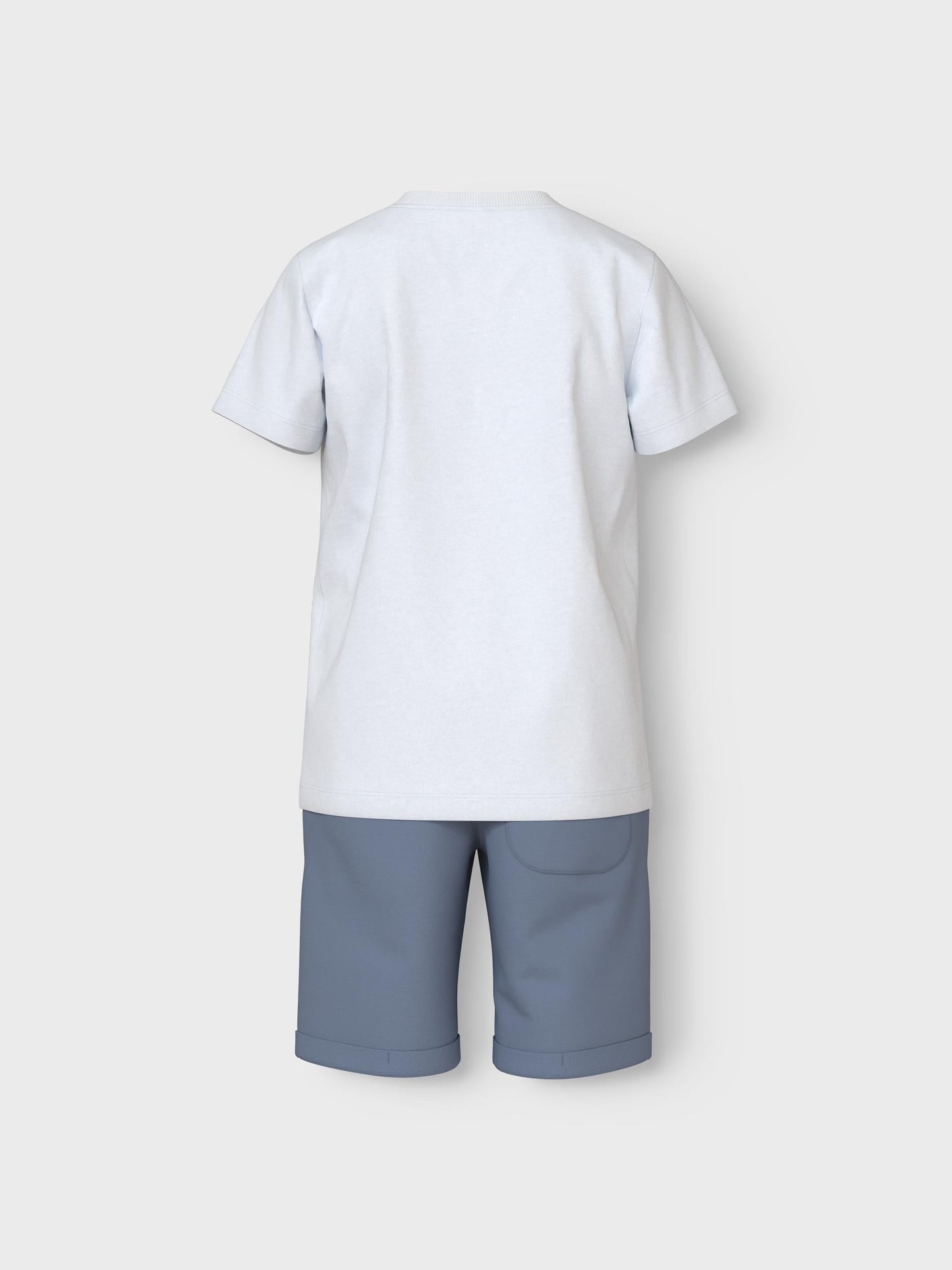T-Shirt E Pantaloncini Name It Nkmvigano Sweat Set BRIGHT WHITE