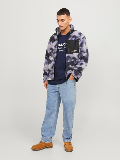 T-Shirt Jack E Jones Jjgale Tee Ss O-Neck Ln NAVY BLAZER