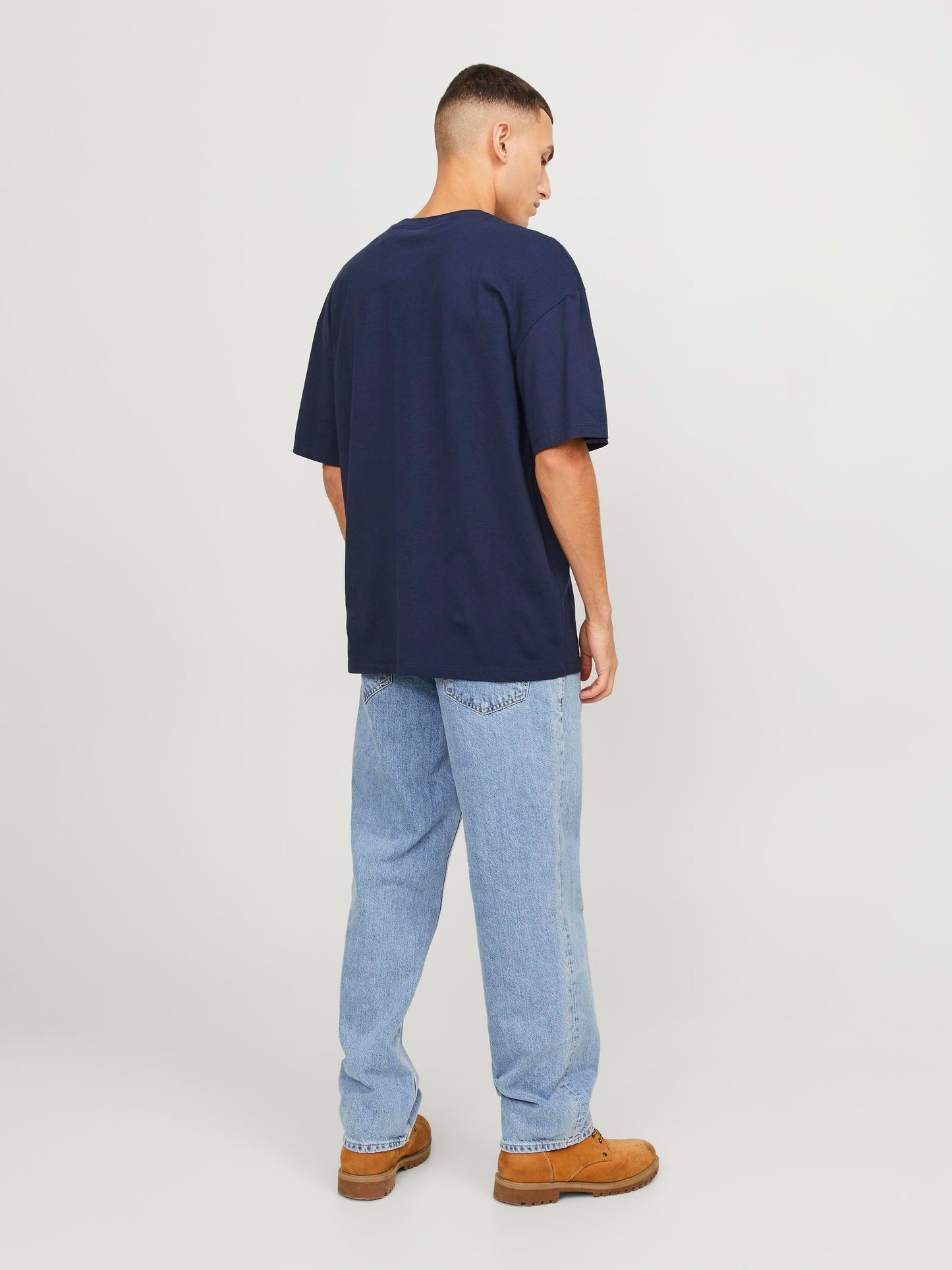 T-Shirt Jack E Jones Jjgale Tee Ss O-Neck Ln NAVY BLAZER
