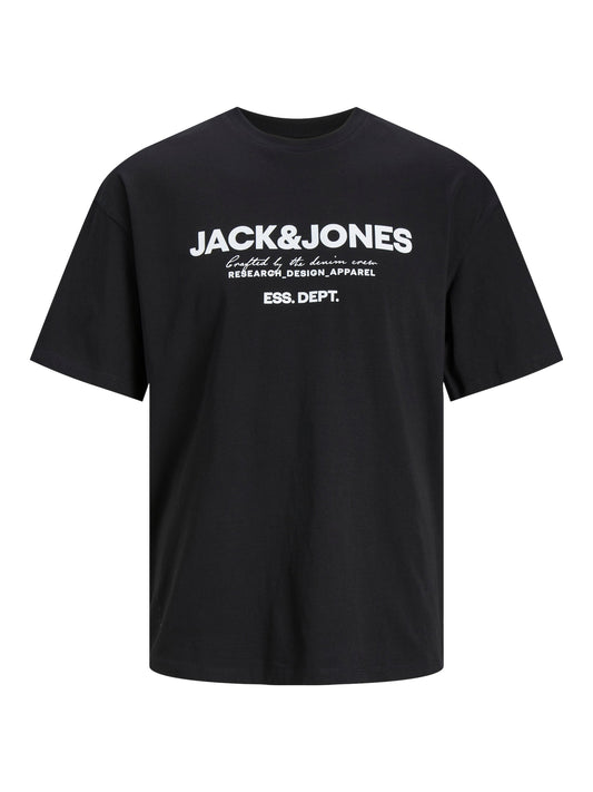 T-Shirt Jack E Jones Jjgale Tee Ss O-Neck Ln BLACK