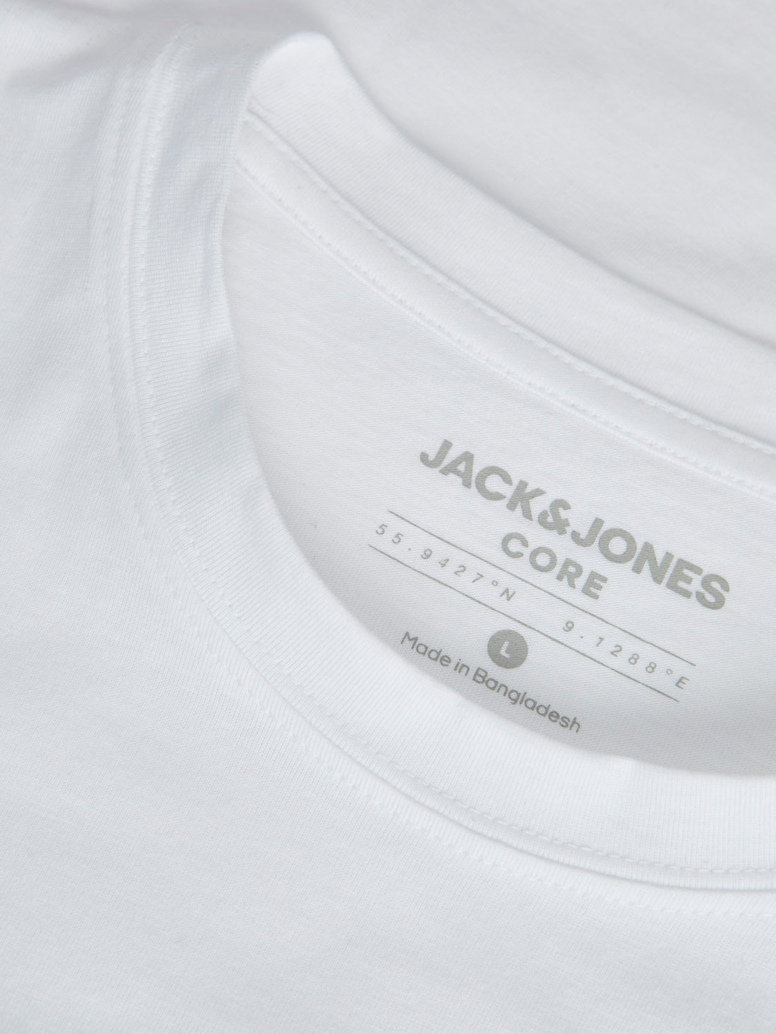 T-Shirt Jack E Jones Jcofloral Tee Ss Crew Neck Gc WHITE
