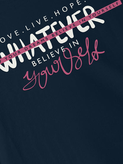T-Shirt Name It  Nkfviolet Ls Loose Top K1 DARK SAPPHIRE