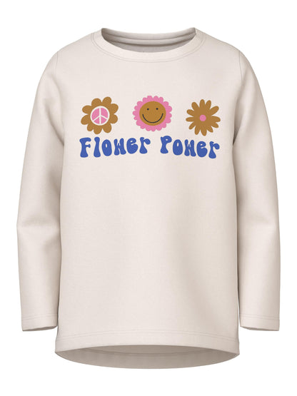 T-Shirt Name It  Nmfvix Ls Top O1 JET STREAM