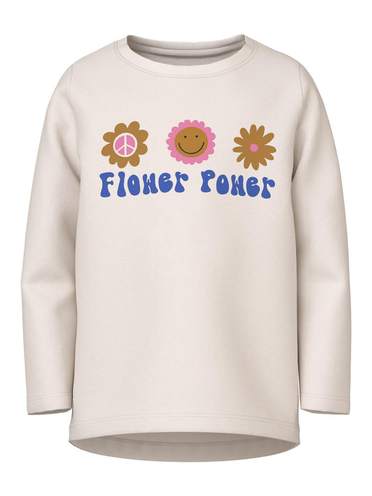 T-Shirt Name It  Nmfvix Ls Top O1 JET STREAM