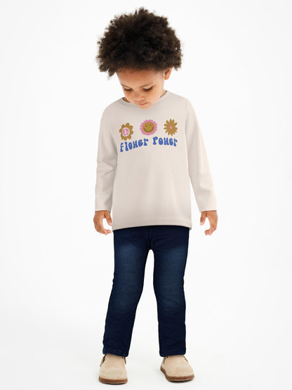 T-Shirt Name It  Nmfvix Ls Top O1 JET STREAM