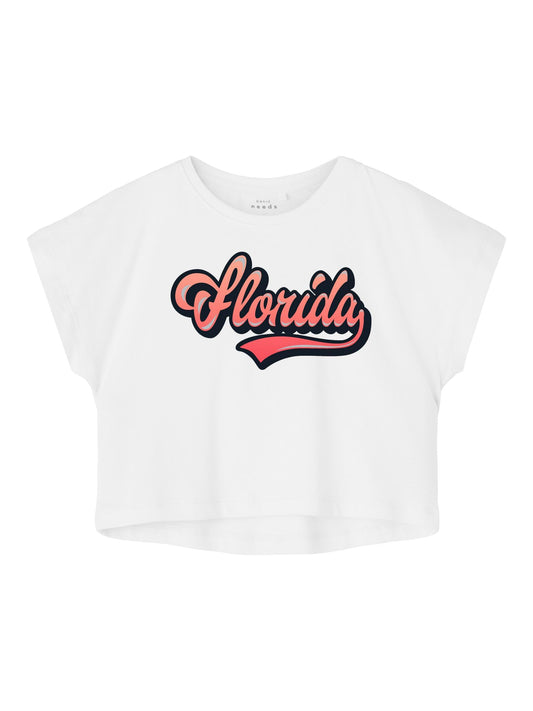 T-Shirt Name It 13215793 BRIGHT WHITE
