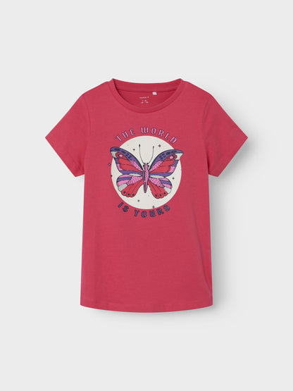 T-Shirt Name It Nkfbeate Ss Top Pb WILD ORCHID