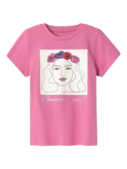 T-Shirt Name It Nkfbeate Ss Top Pb RETHINK PINK
