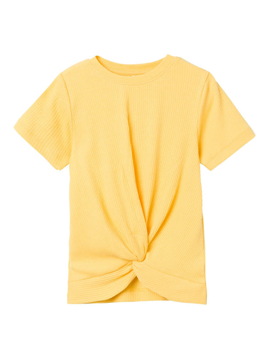 T-Shirt Name It Nkfbilille Ss Slim Top YARROW