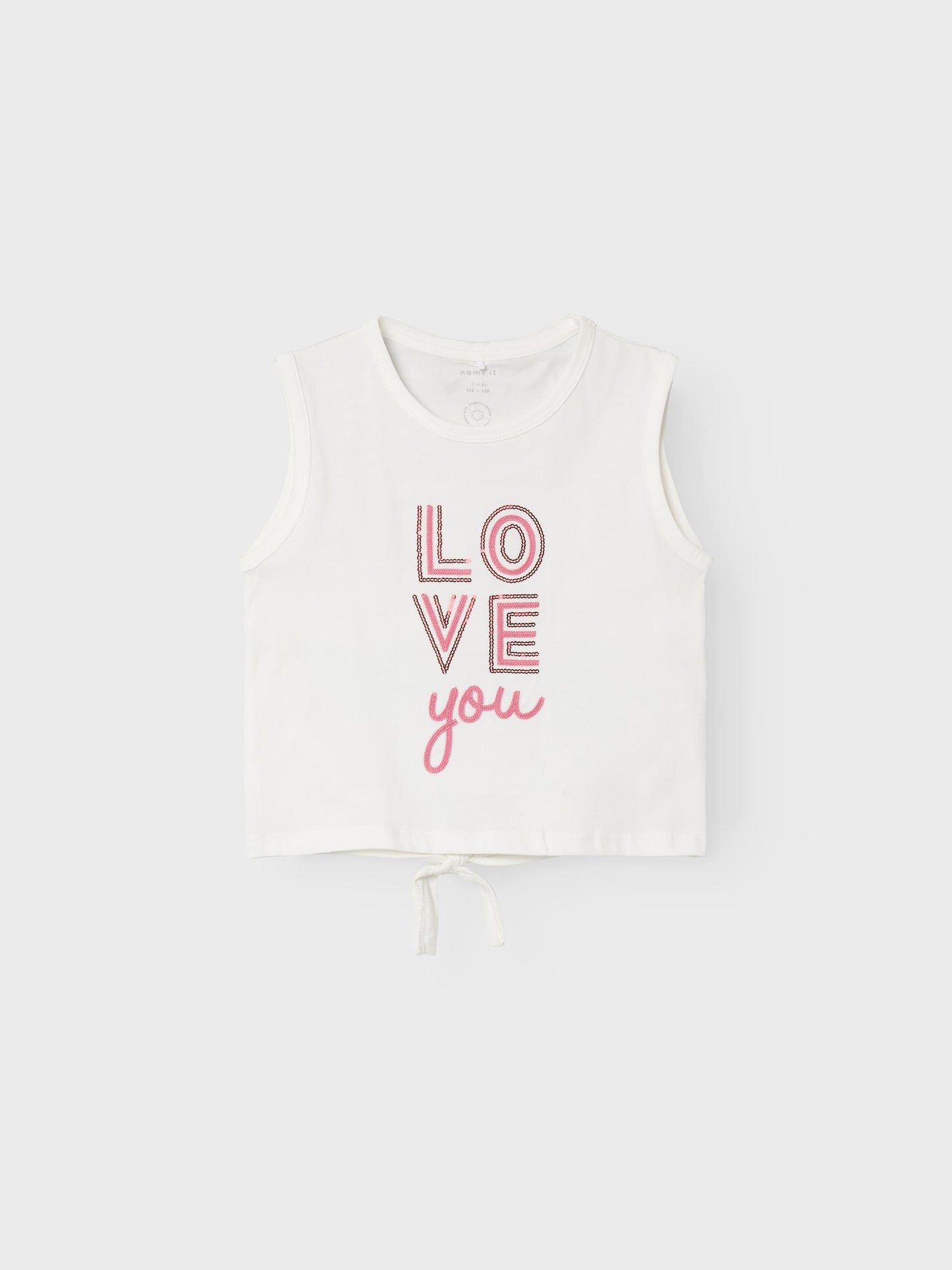 T-Shirt Name It Nkffopper Sl Cropped Top Box JET STREAM