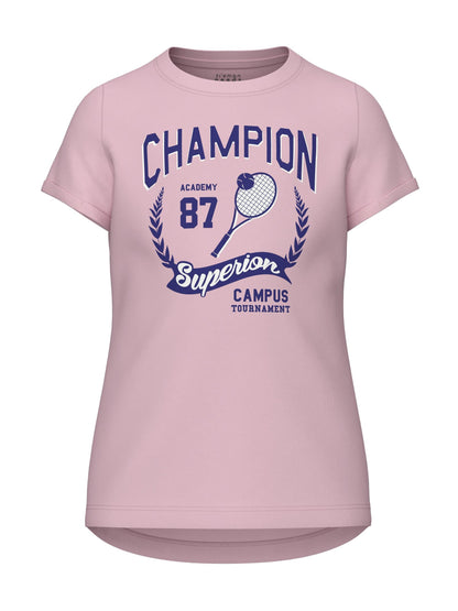 T-Shirt Name It Nkfvix Ss Top PARFAIT PINK