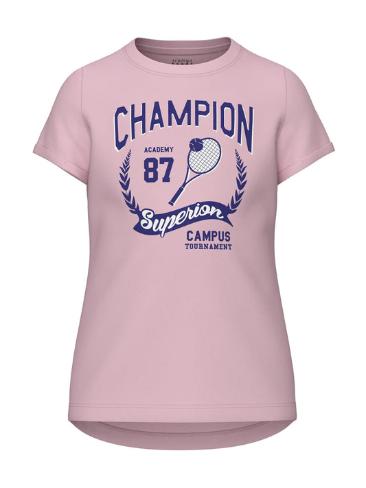 T-Shirt Name It Nkfvix Ss Top PARFAIT PINK