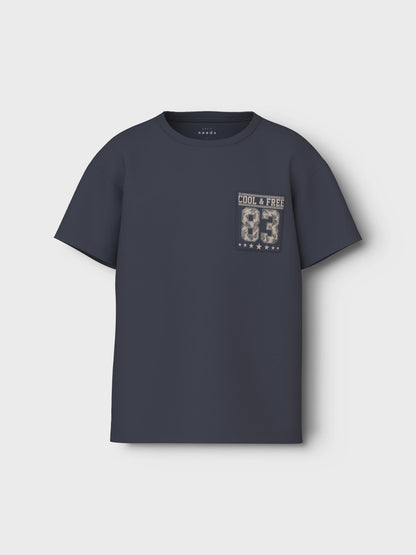 T-Shirt Name It Nkmvilian Ss Boxy Top INDIA INK