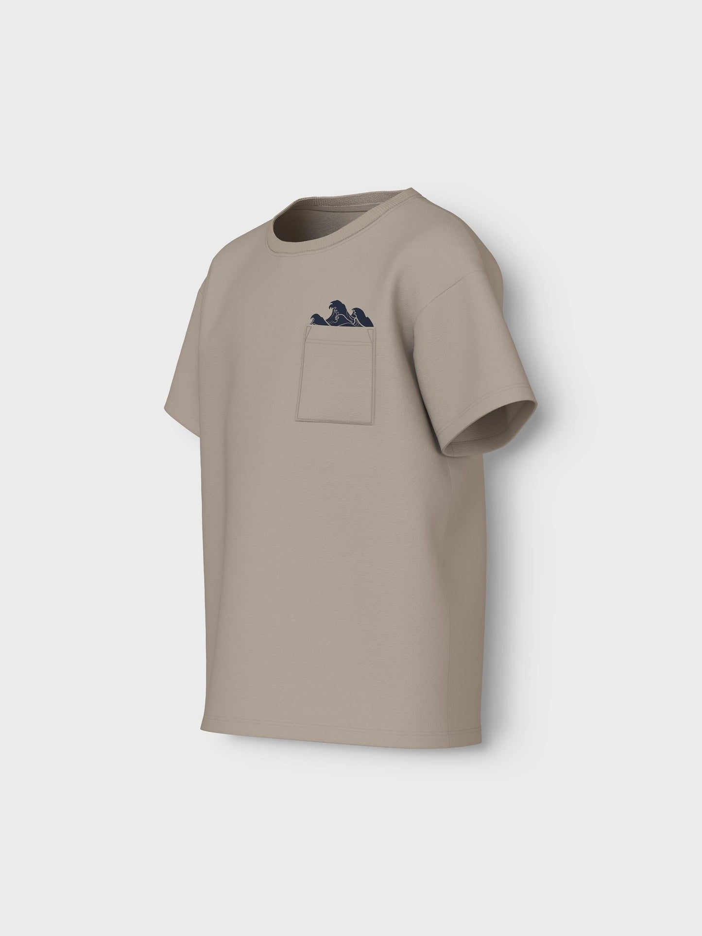 T-Shirt Name It Nkmvilian Ss Boxy Top PURE CASHMERE