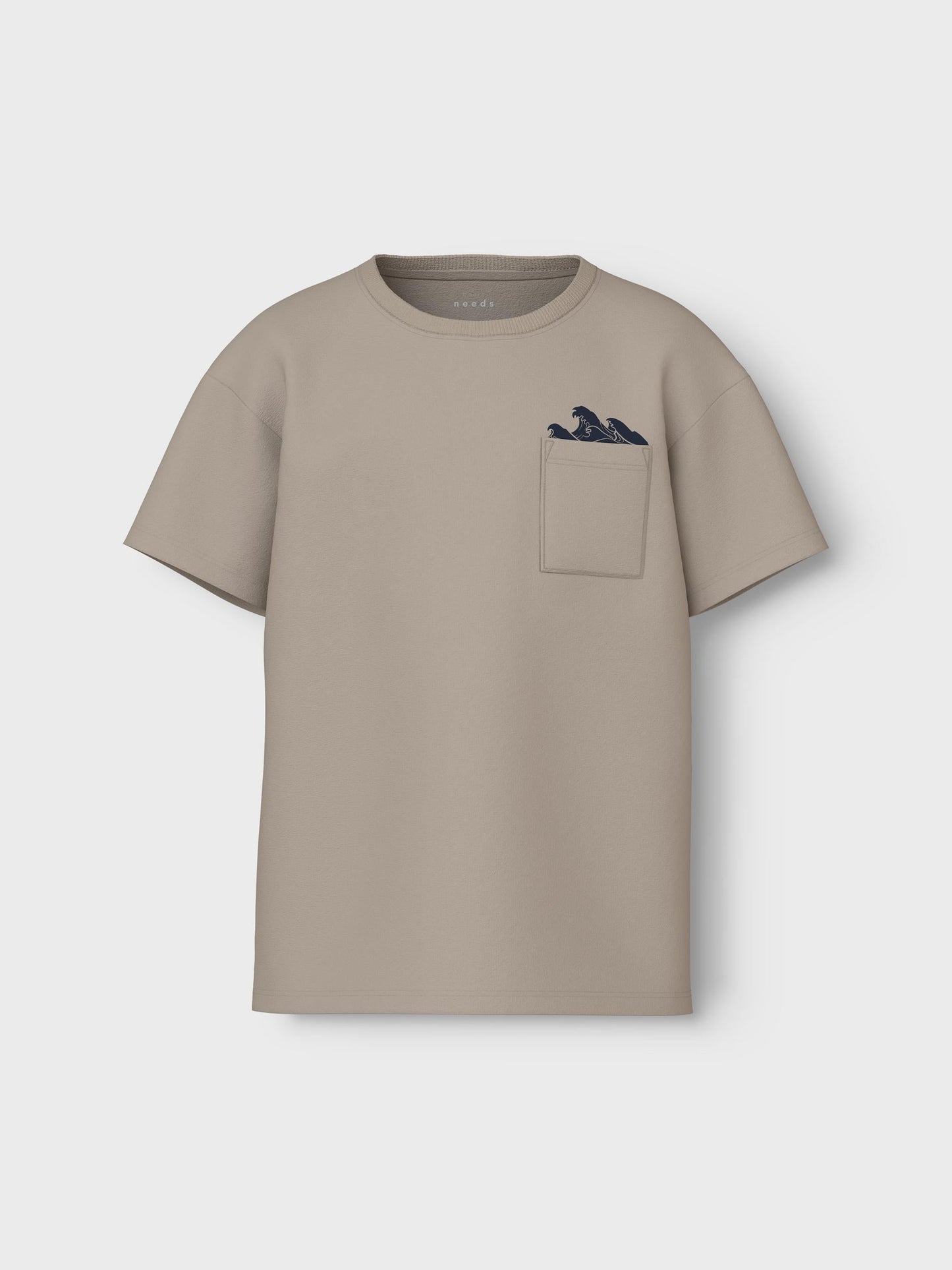 T-Shirt Name It Nkmvilian Ss Boxy Top PURE CASHMERE