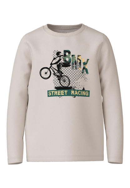 T-Shirt Name It Nkmvux Ls Top JET STREAM