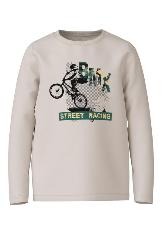 T-Shirt Name It Nkmvux Ls Top JET STREAM