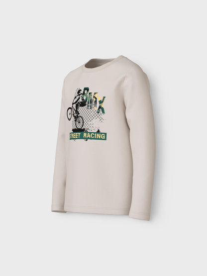 T-Shirt Name It Nkmvux Ls Top JET STREAM