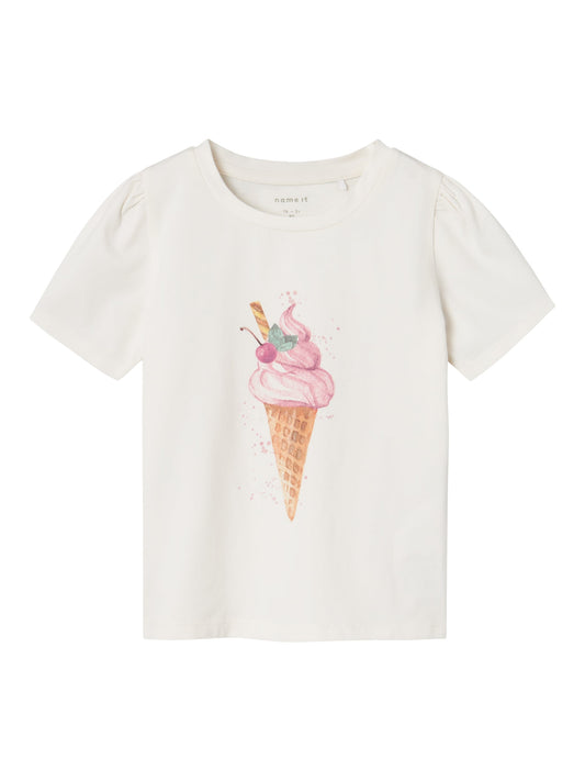 T-Shirt Name It Nmffae Ss Top JET STREAM