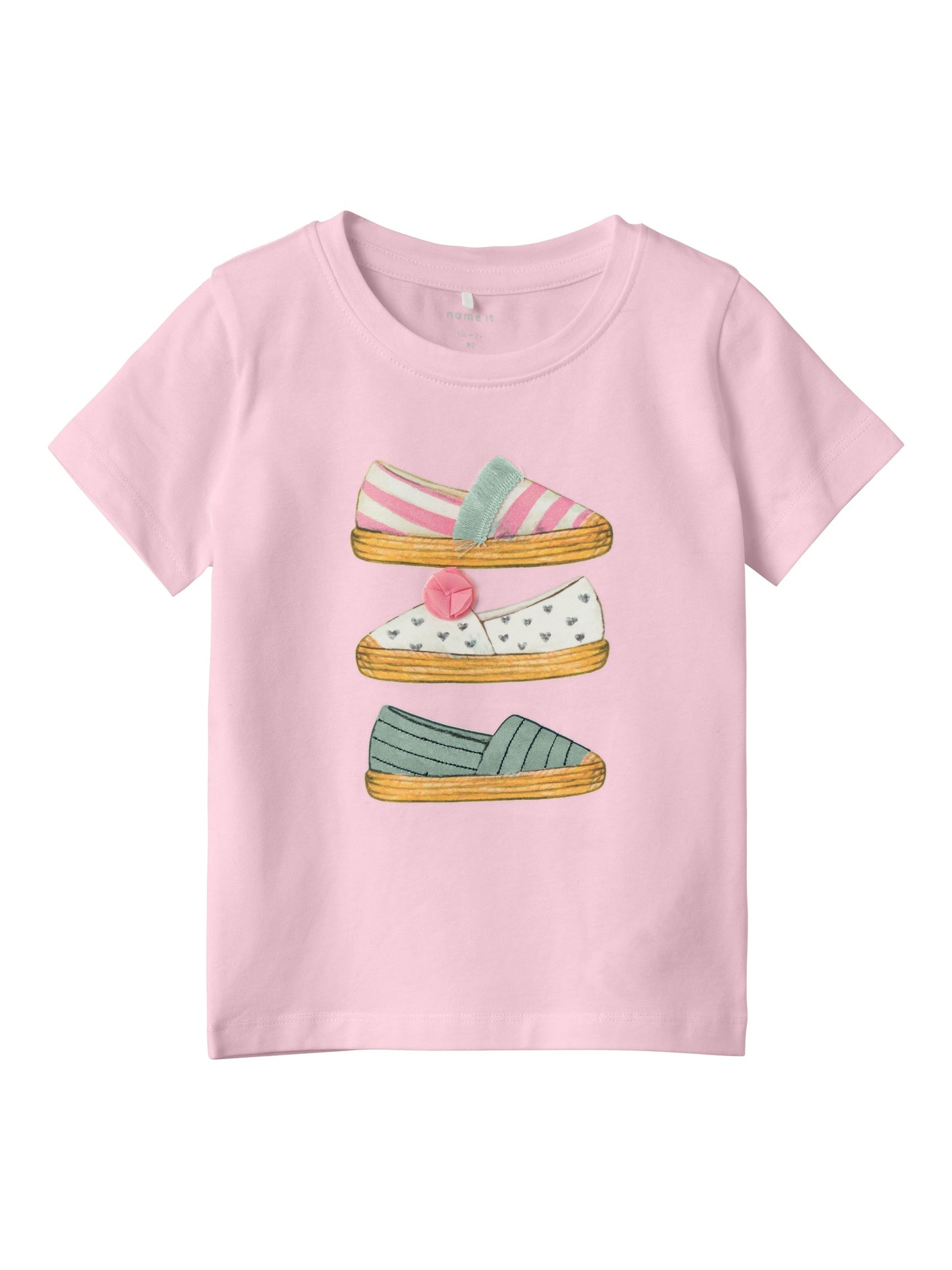 T-Shirt Name It Nmffang Ss Top PARFAIT PINK