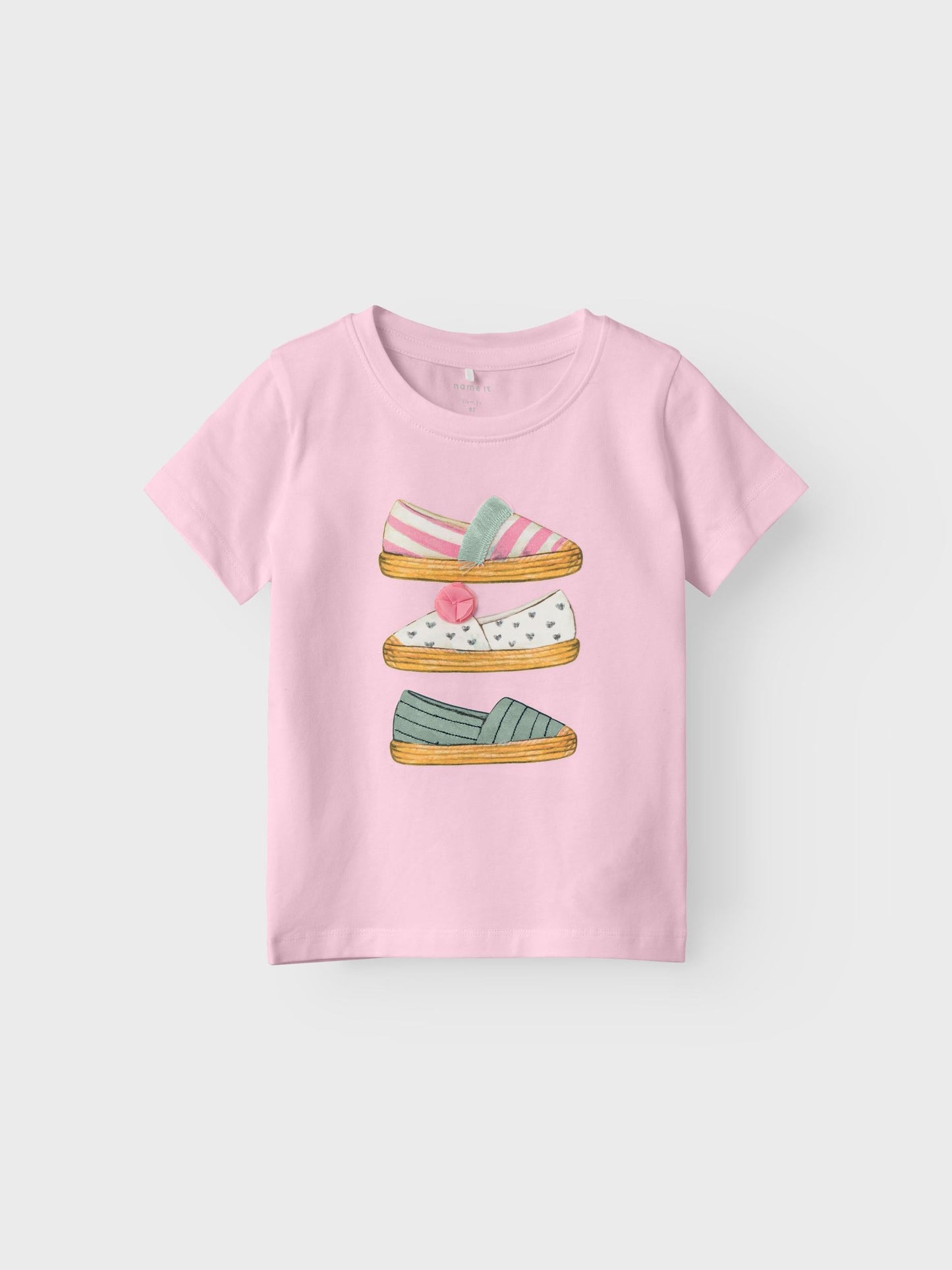 T-Shirt Name It Nmffang Ss Top PARFAIT PINK