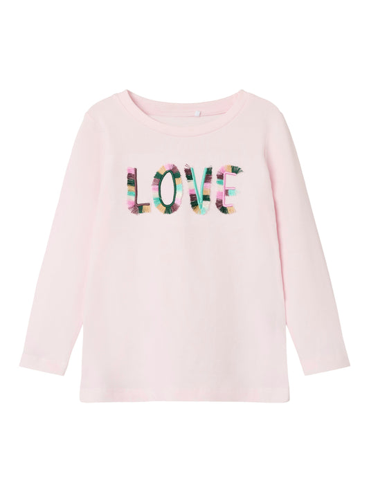 T-shirt Name It NMFLINNY LS TOP FESTIVAL BLOOM