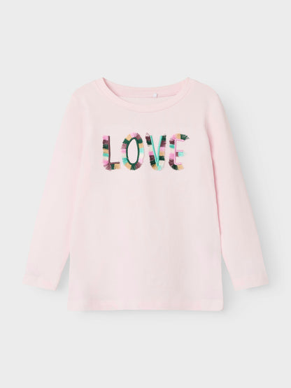 T-shirt Name It NMFLINNY LS TOP FESTIVAL BLOOM