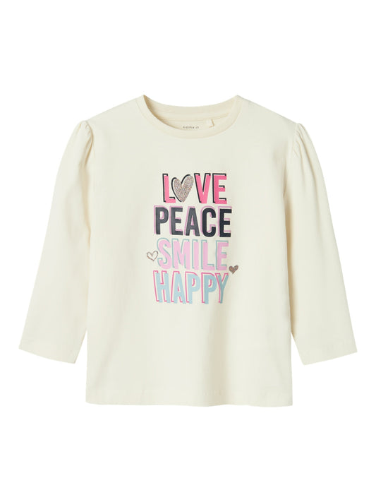T-shirt Name It NMFNEMMY LS TOP JET STREAM