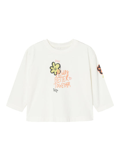 T-shirt name It NMFNOA RLX LS TOP BOX JET STREAM