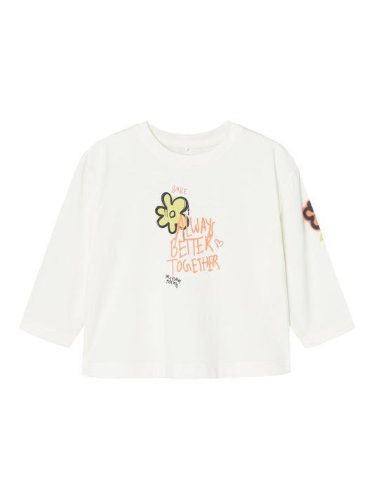 T-shirt name It NMFNOA RLX LS TOP BOX JET STREAM