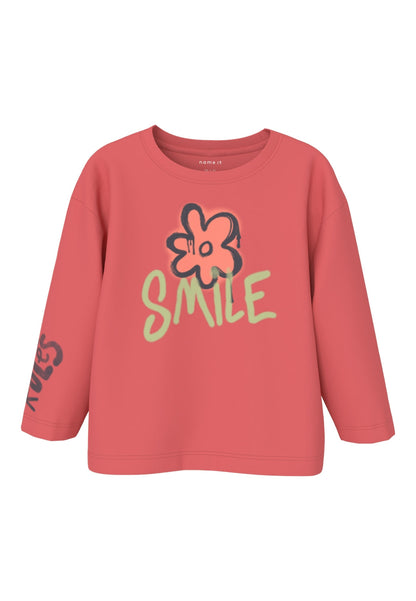 T-shirt name It NMFNOA RLX LS TOP BOX ROSE OF SHARON