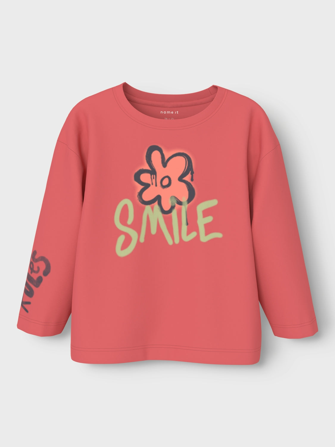 T-shirt name It NMFNOA RLX LS TOP BOX ROSE OF SHARON
