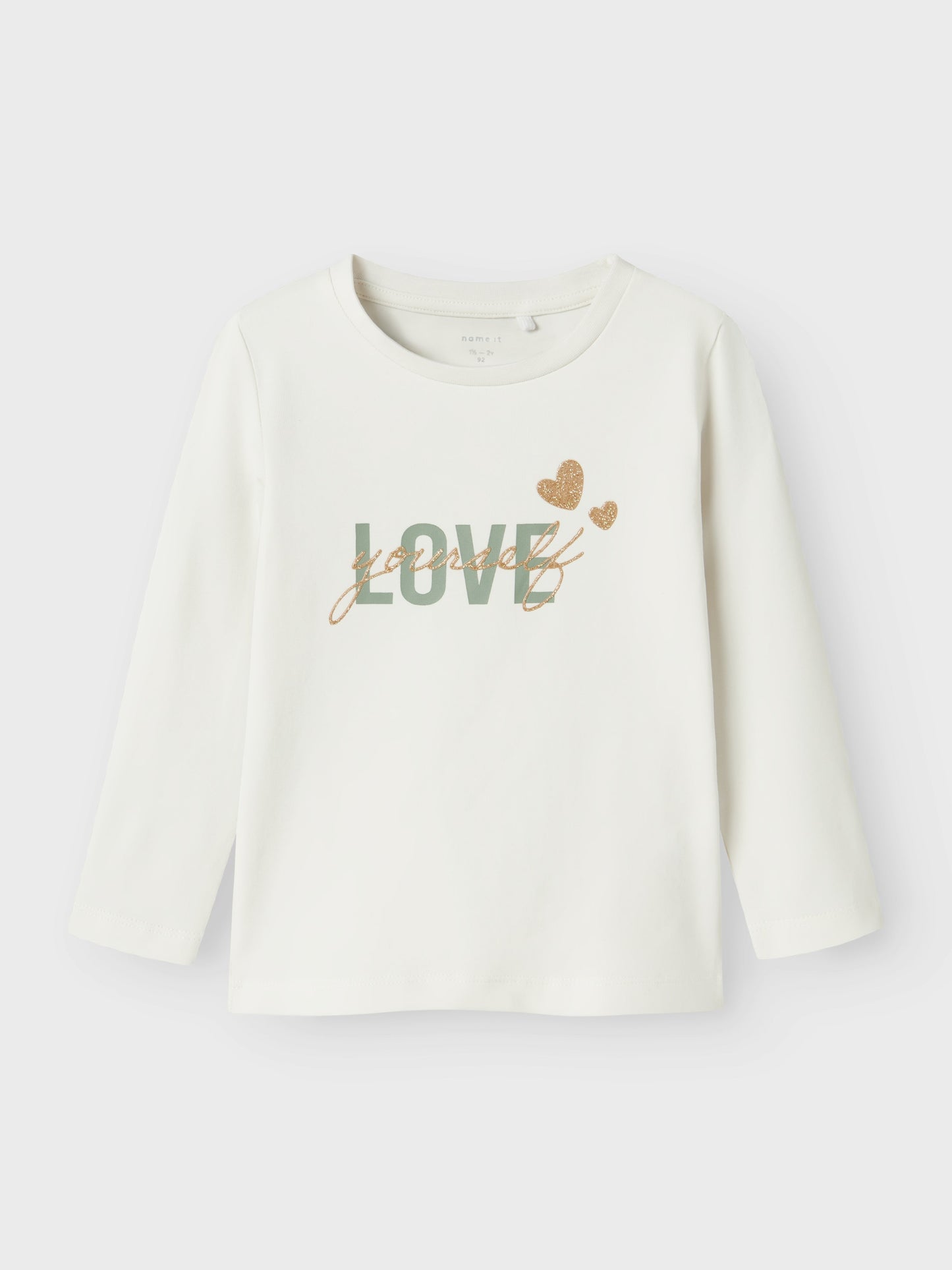 T-shirt Name It NMFOLU LS TOP BOX JET STREAM