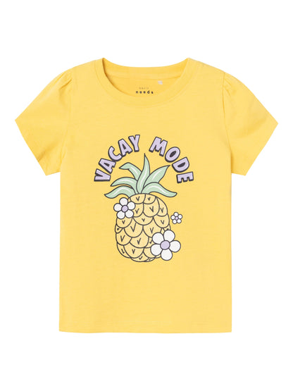 T-Shirt Name It Nmfvibeke Capsl Top YARROW