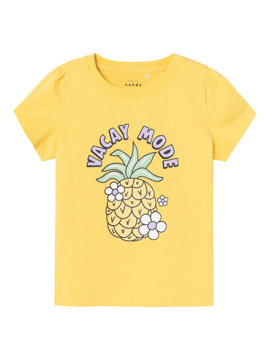 T-Shirt Name It Nmfvibeke Capsl Top YARROW