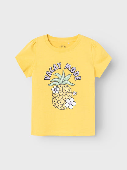 T-Shirt Name It Nmfvibeke Capsl Top YARROW