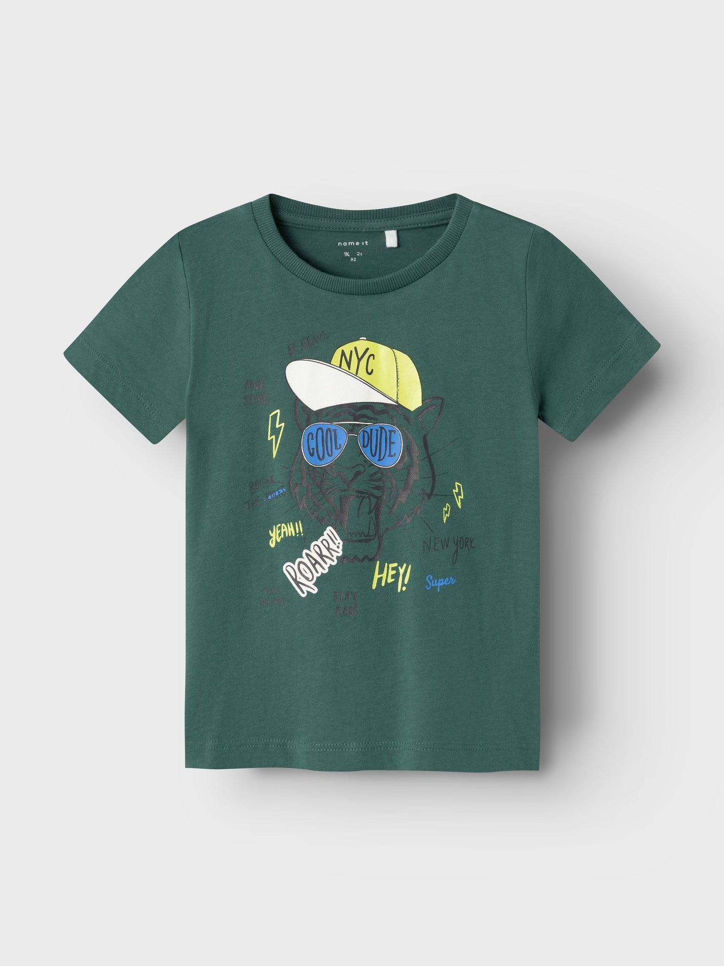T-Shirt Name It Nmmberte Ss Top Pb MALLARD GREEN