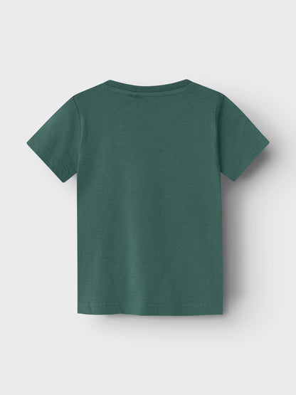 T-Shirt Name It Nmmberte Ss Top Pb MALLARD GREEN