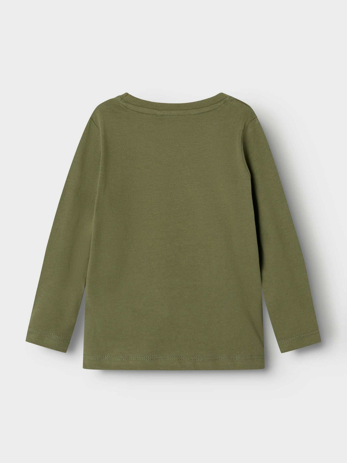 T-shirt Name It NMMORINDO LS TOP PB DEEP LICHEN GREEN